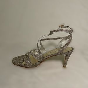 Velta Stuart Weitzman Silver Sandal Heels